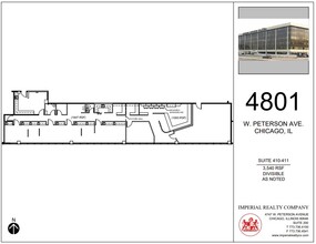 4801 W Peterson Ave, Chicago, IL for rent Floor Plan- Image 1 of 8