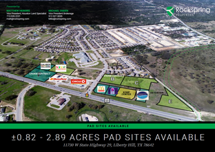 12330 Highway 29, Liberty Hill, TX - aerial  map view