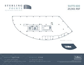 301 Perimeter Ctr N, Atlanta, GA to rent Floor Plan- Image 1 of 1