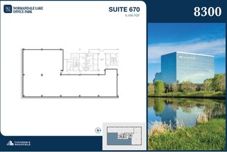 8000-8500 Normandale Lake Blvd, Bloomington, MN for rent Floor Plan- Image 2 of 2