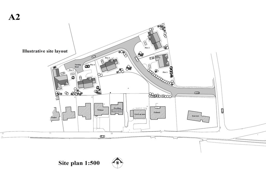 Tintagel Rd, Boscastle for sale - Site Plan - Image 3 of 6