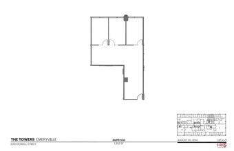 2000 Powell St, Emeryville, CA for rent Floor Plan- Image 2 of 2