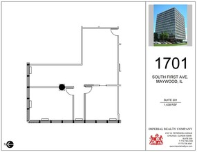 1701 S 1st Ave, Maywood, IL for rent Floor Plan- Image 1 of 6