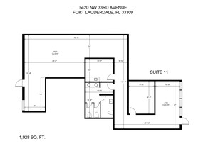 5410-5430 NW 33rd Ave, Fort Lauderdale, FL for rent Floor Plan- Image 1 of 24