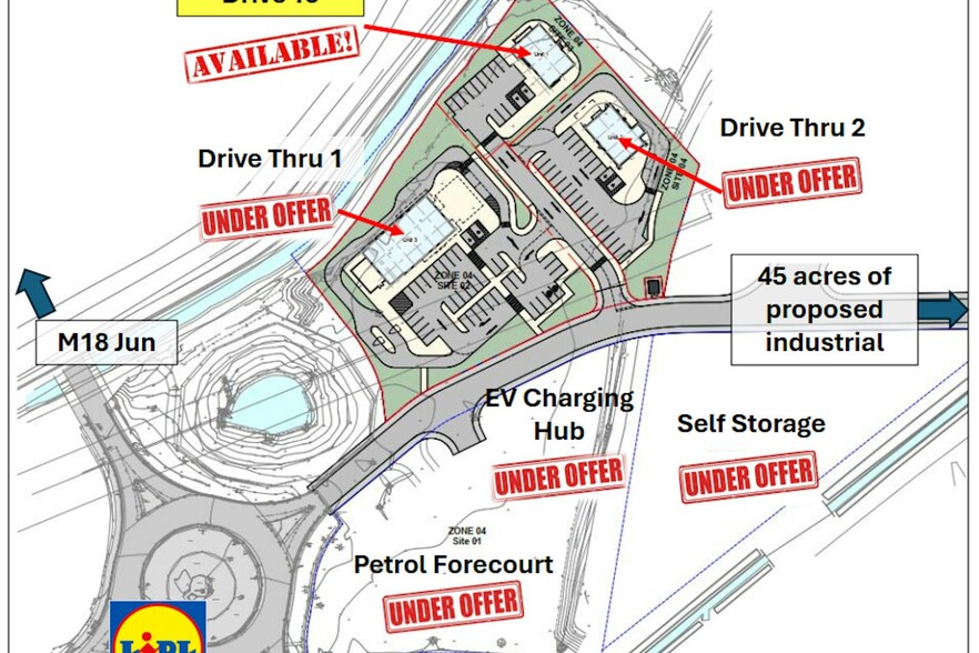 West End Ln, Doncaster for rent - Site Plan - Image 2 of 2