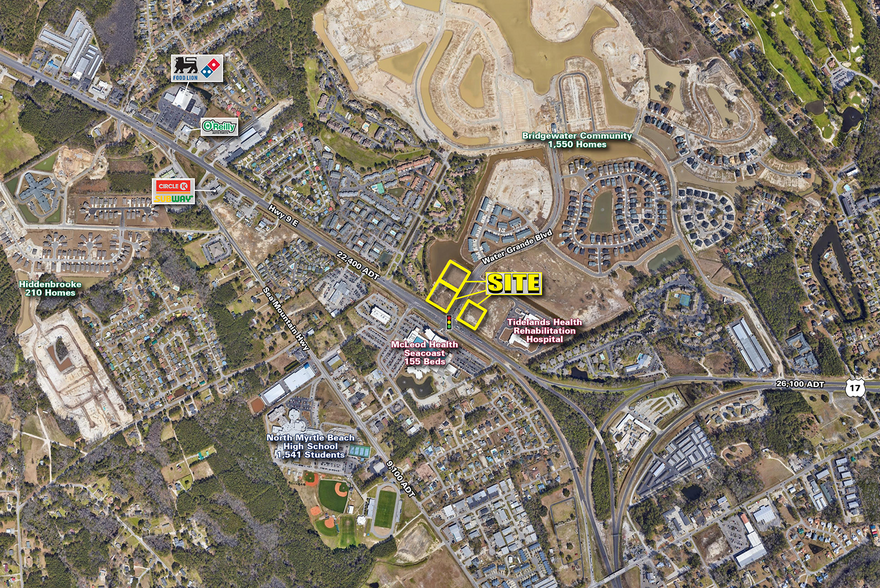 HWY 9 E & WATER GRANDE BLVD, Little River, SC for rent - Aerial - Image 1 of 4