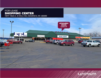 More details for 11817-11825 E Eight Mile Rd, Warren, MI - Retail for Rent