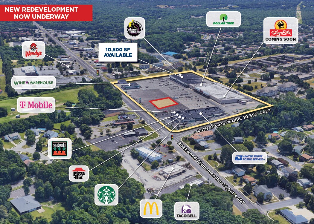 1468-1490 Blackwood-Clementon Rd, Gloucester City, NJ to rent Building Photo- Image 1 of 1