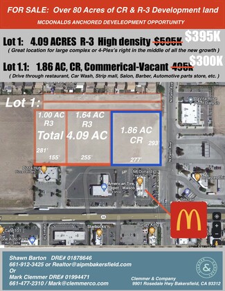 More details for 300 N Palm Ave, Wasco, CA - Land for Sale