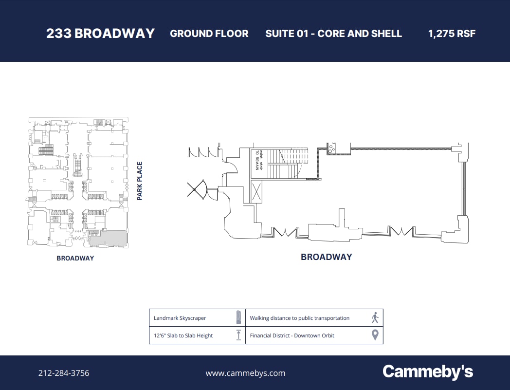 233 Broadway, New York, NY to rent Floor Plan- Image 1 of 1