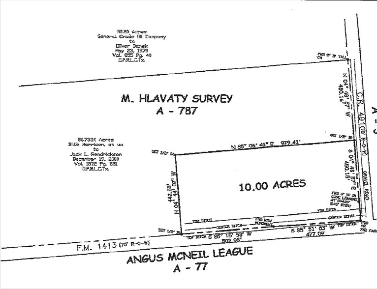 3335 FM 1413, Dayton, TX for rent - Plat Map - Image 2 of 2