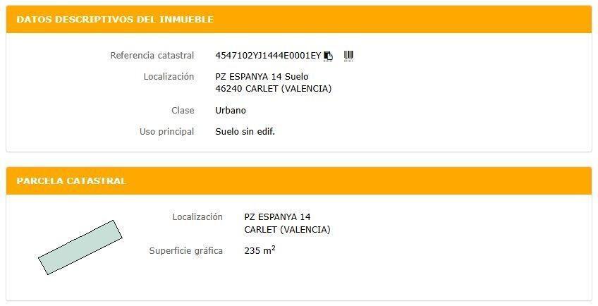 Land in València, Valencia for sale - Site Plan - Image 1 of 1