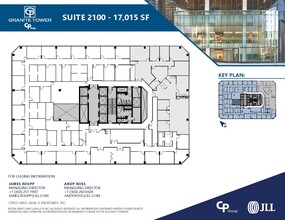 1099 18th St, Denver, CO for rent Floor Plan- Image 1 of 1