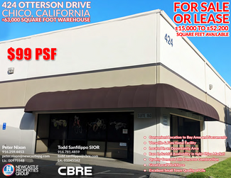 More details for 424 Otterson Dr, Chico, CA - Office, Industrial for Rent