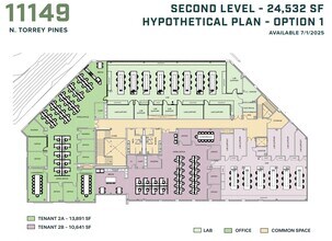 11149 N Torrey Pines Rd, La Jolla, CA to rent Floor Plan- Image 2 of 2