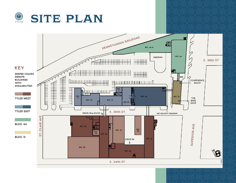 3615 Superior Ave, Cleveland, OH for rent - Site Plan - Image 2 of 19