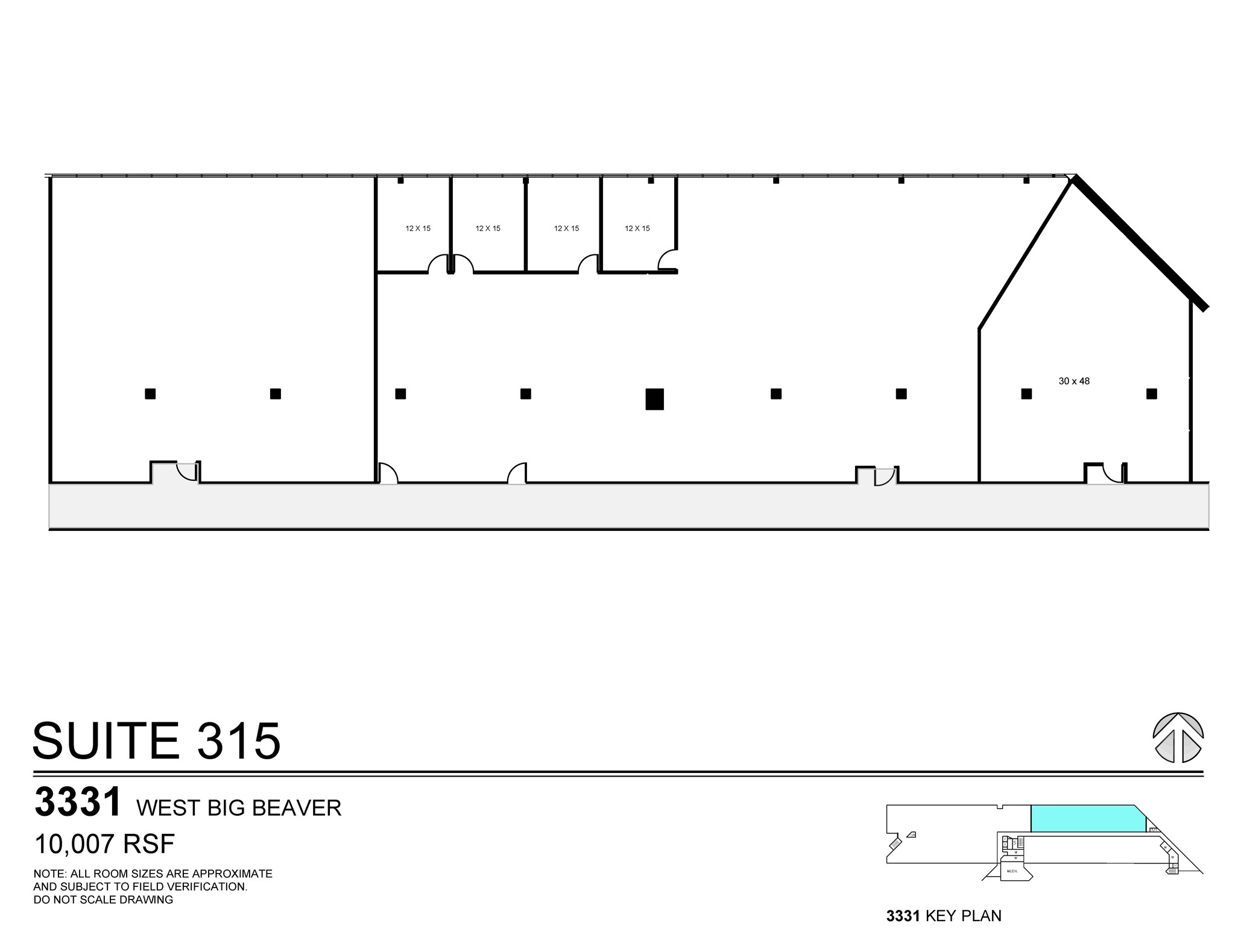 3155 W Big Beaver Rd, Troy, MI for rent Floor Plan- Image 1 of 1