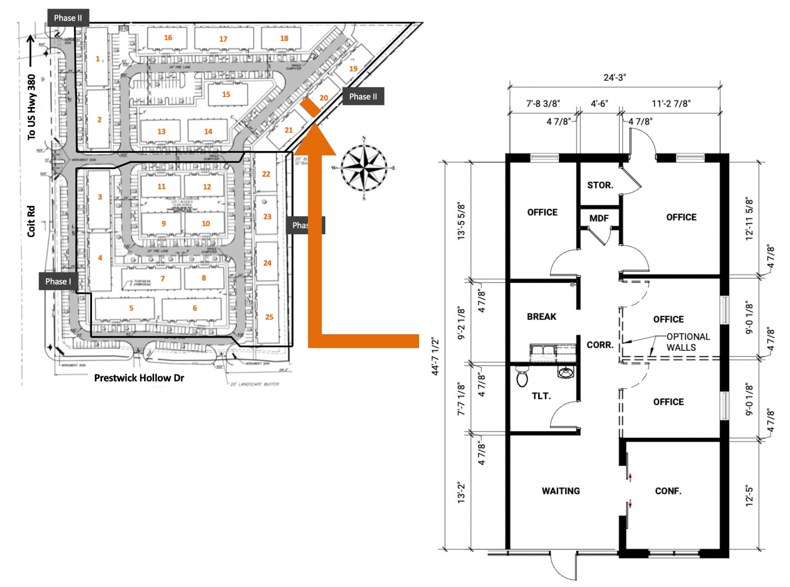 1400 N Coit Rd, McKinney, TX to rent Floor Plan- Image 1 of 8