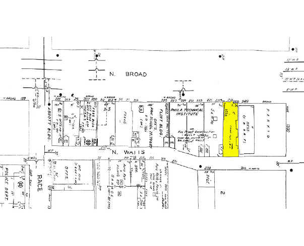 239-241 N Broad St, Philadelphia, PA for rent - Plat Map - Image 2 of 13