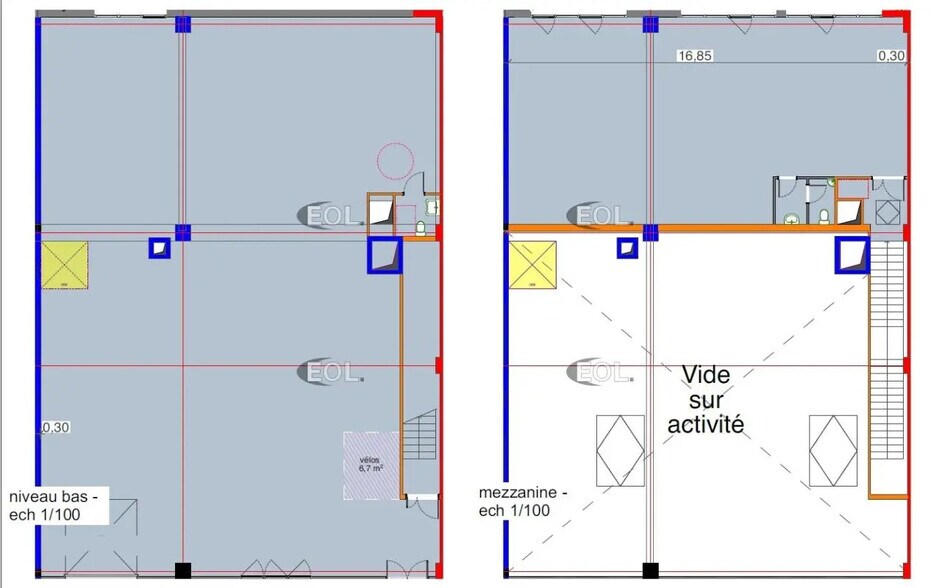Light Industrial in Gonesse to rent - Floor Plan - Image 3 of 6
