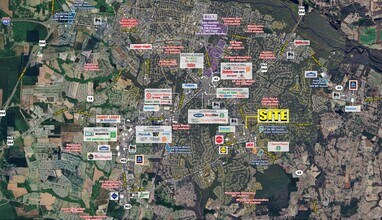 3282 Charles Blvd, Greenville, NC for rent Aerial- Image 1 of 4