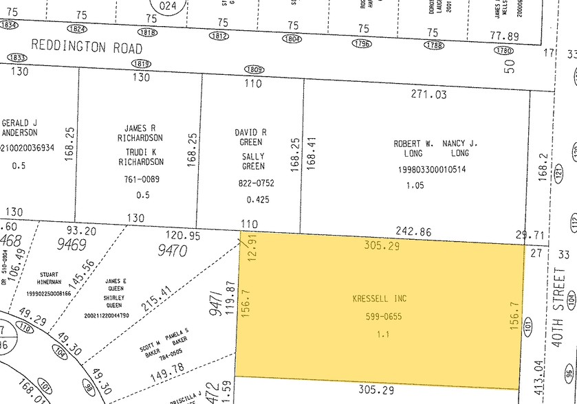 101 N 40th St, Newark, OH for sale - Plat Map - Image 2 of 5