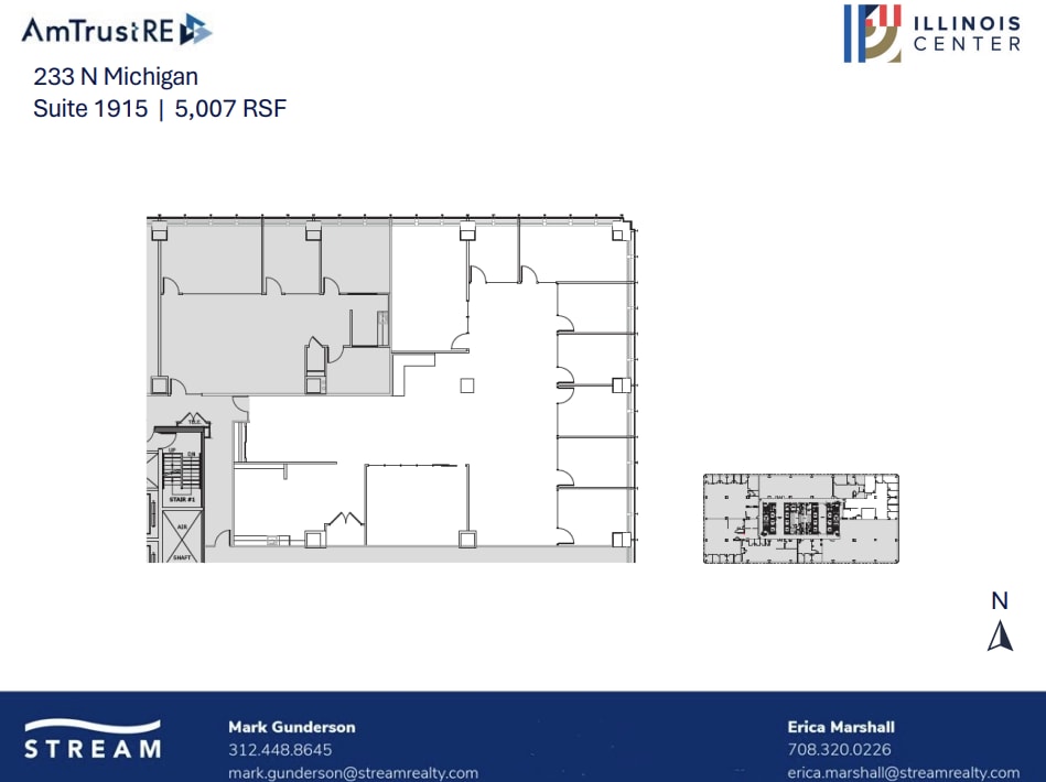 233 N Michigan Ave, Chicago, IL to rent Floor Plan- Image 1 of 1