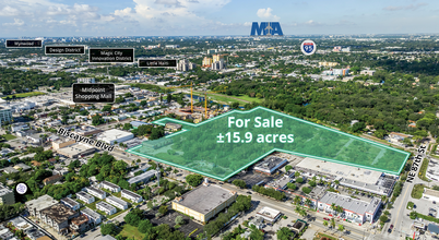 8500 Biscayne Blvd, Miami, FL - aerial  map view