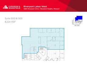 13801 Riverport Dr, Maryland Heights, MO for rent Site Plan- Image 2 of 2