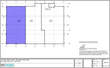 590-650 Industrial Ave, Ottawa, ON to rent Floor Plan- Image 2 of 15