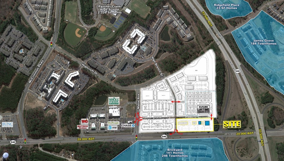 Alston Town Center Phase II, Cary, NC for rent - Aerial - Image 2 of 3