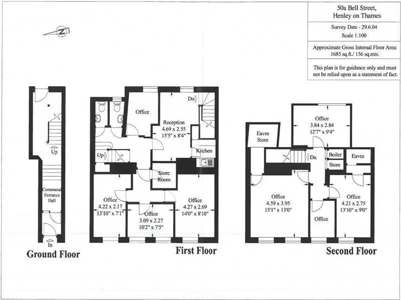 50a Bell St, Henley On Thames to rent - Floor Plan - Image 1 of 3