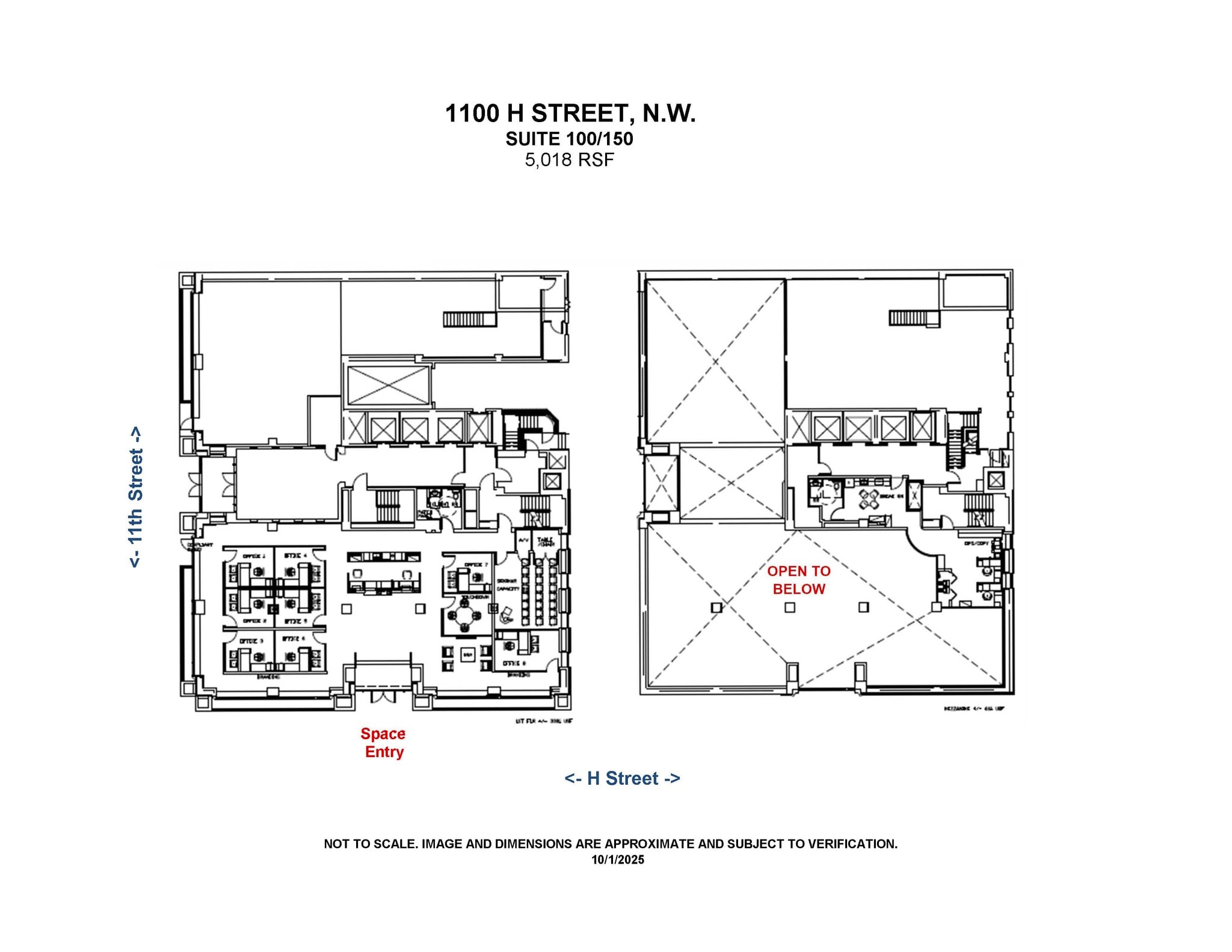1100 H St NW, Washington, DC to rent Floor Plan- Image 1 of 1