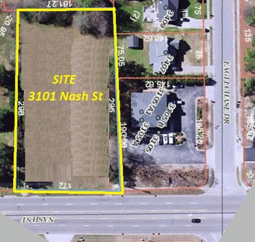 3101 Nash St NW, Wilson, NC for sale - Aerial - Image 1 of 3