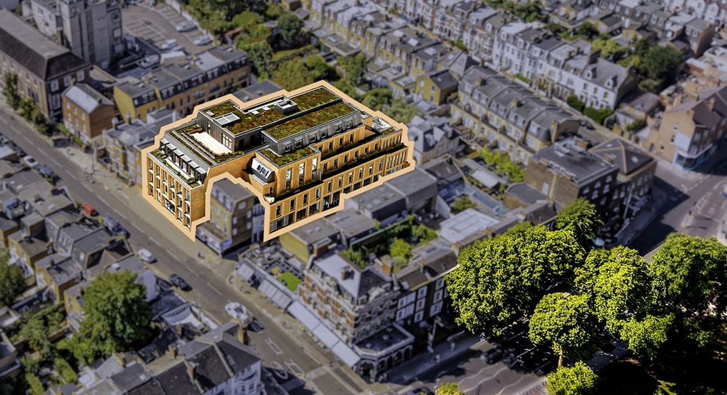 Peterborough Rd, London to rent Aerial- Image 1 of 1
