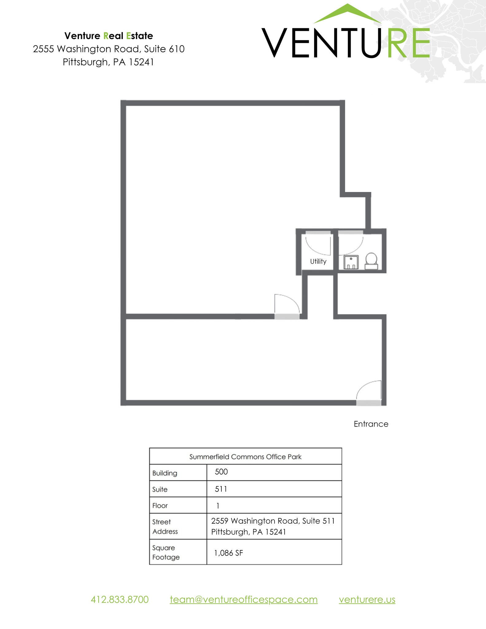 2555 Washington Rd, Pittsburgh, PA for rent Site Plan- Image 1 of 1