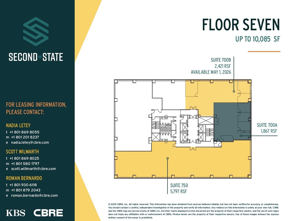 215 S State St, Salt Lake City, UT to rent Floor Plan- Image 1 of 4