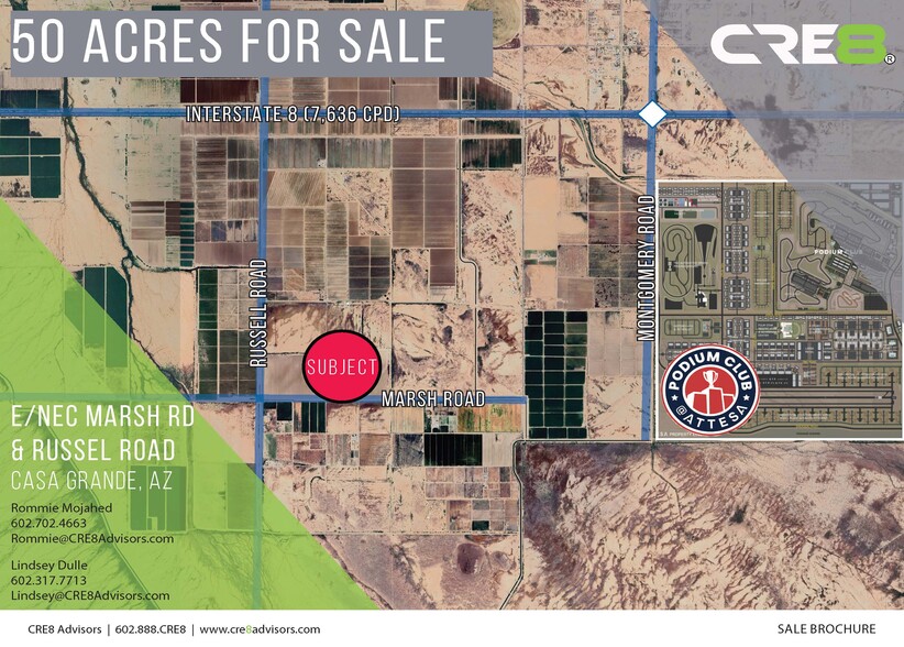 E/NEC Russell & Marsh Road rd, Casa Grande, AZ for sale - Primary Photo - Image 1 of 4