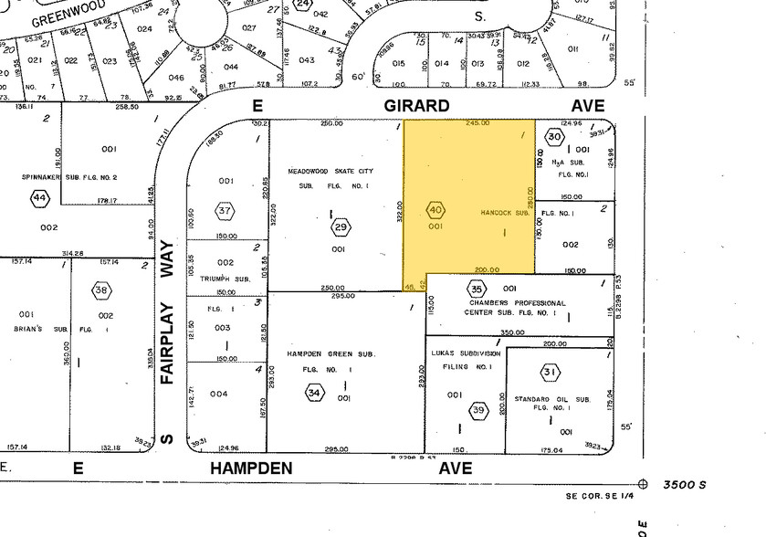 15200 E Girard Ave, Aurora, CO for sale - Plat Map - Image 2 of 20