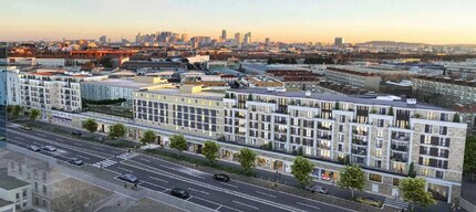 Bezons - Aerial map view