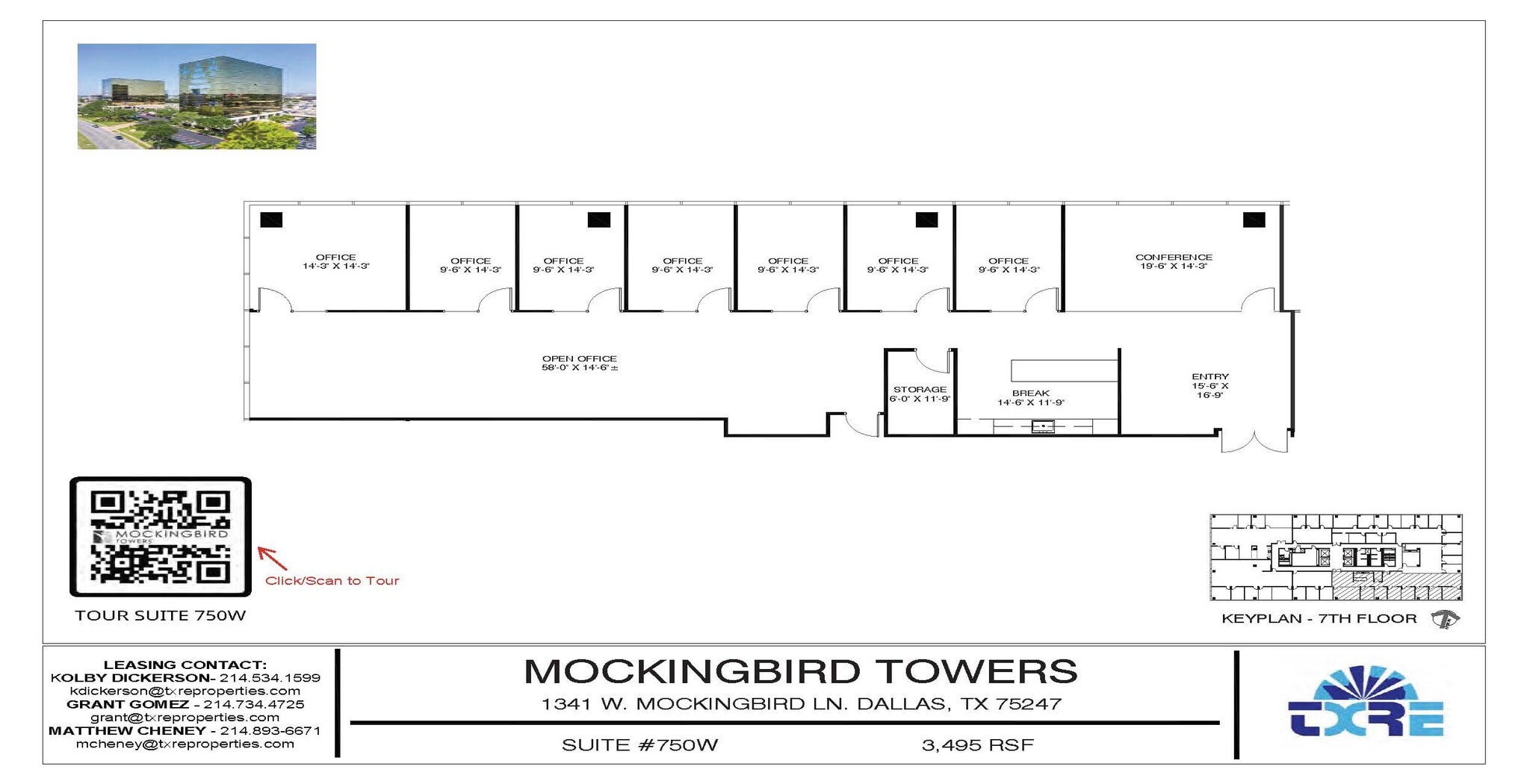 1341 W Mockingbird Ln, Dallas, TX to rent Floor Plan- Image 1 of 4