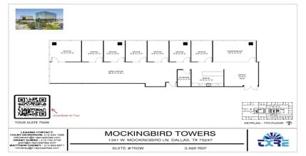 1341 W Mockingbird Ln, Dallas, TX to rent Floor Plan- Image 1 of 4