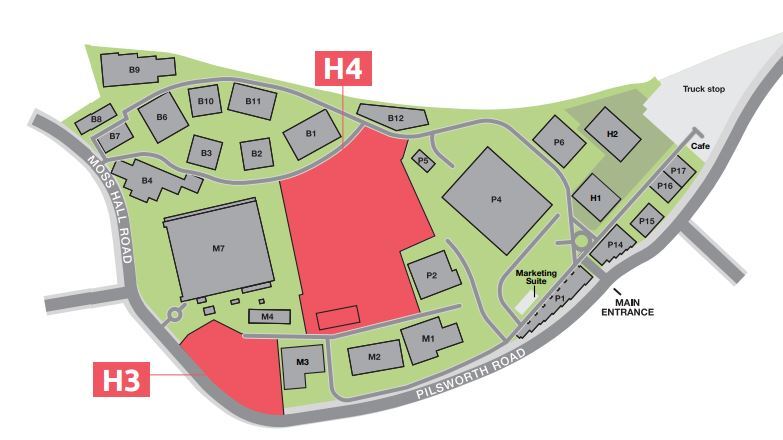 Pilsworth Rd, Heywood for rent - Site Plan - Image 3 of 4