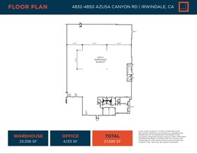 4832-4850 Azusa Canyon Rd, Irwindale, CA for rent Floor Plan- Image 1 of 1