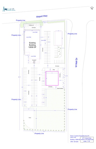 6711 Airport Hwy, Holland, OH for rent - Site Plan - Image 2 of 3