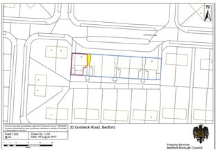 30 Gostwick Rd, Bedford to rent Site Plan- Image 1 of 1