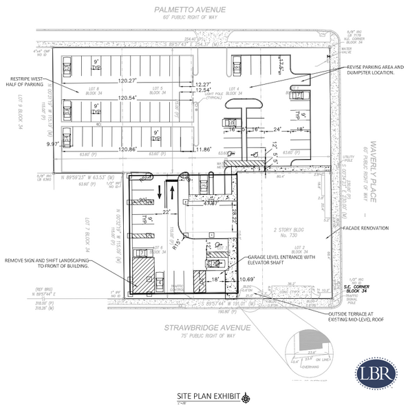 730 E Strawbridge Ave, Melbourne, FL for rent - Site Plan - Image 3 of 3