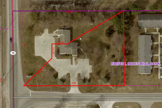 220 Bloomingdale Dr, Bristol, IN - aerial  map view