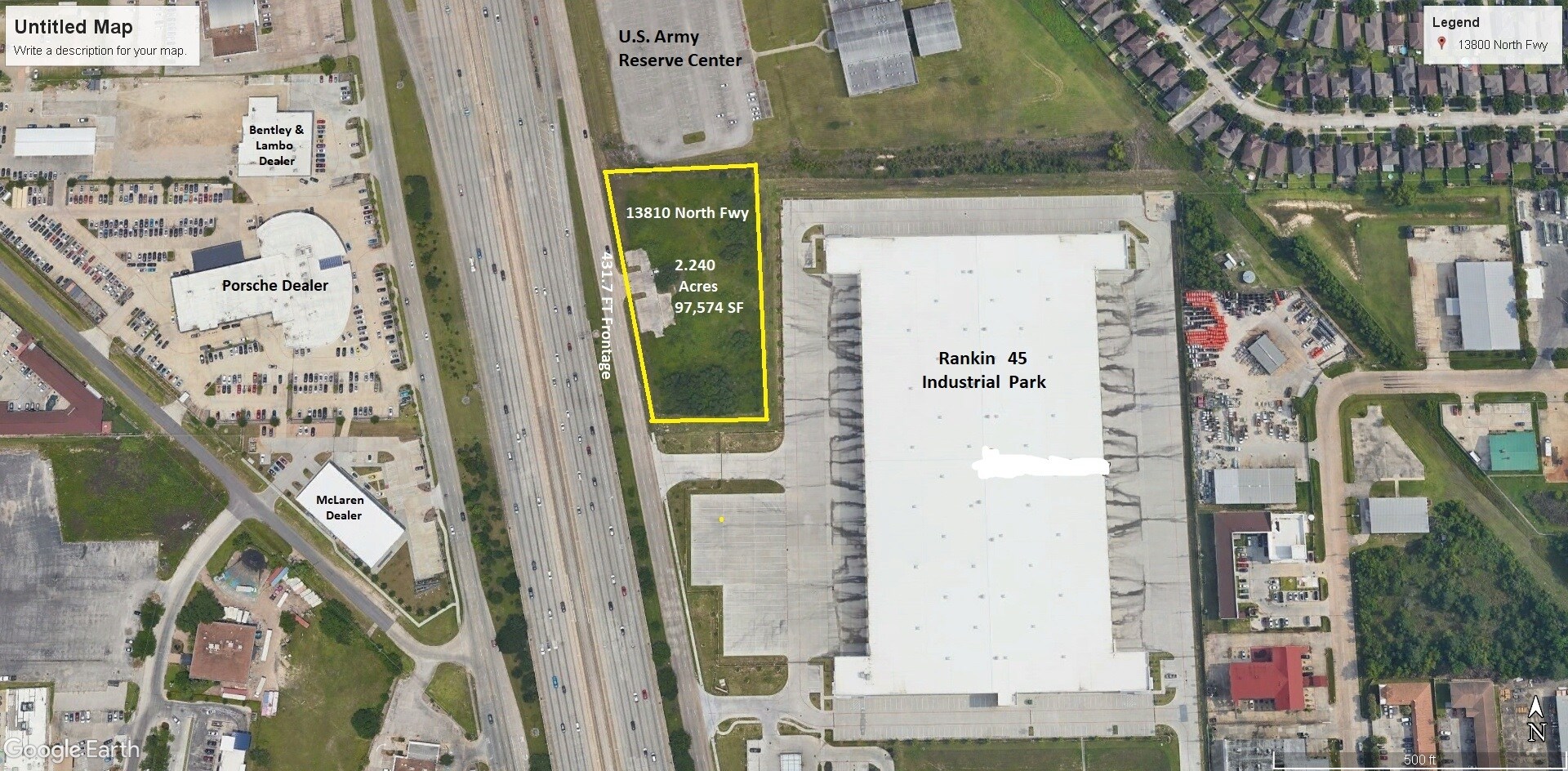 13810 North Freeway Fwy, Houston, TX for sale Aerial- Image 1 of 1