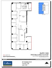 20 Adelaide St E, Toronto, ON for rent Floor Plan- Image 2 of 2